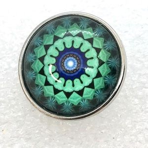 Mandala #3 Snap button 20mm Gingersnaps ASN20